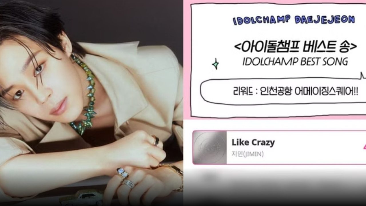 Jimin's Triumph: 'Like Crazy' Claims IDOL CHAMP's Best Song