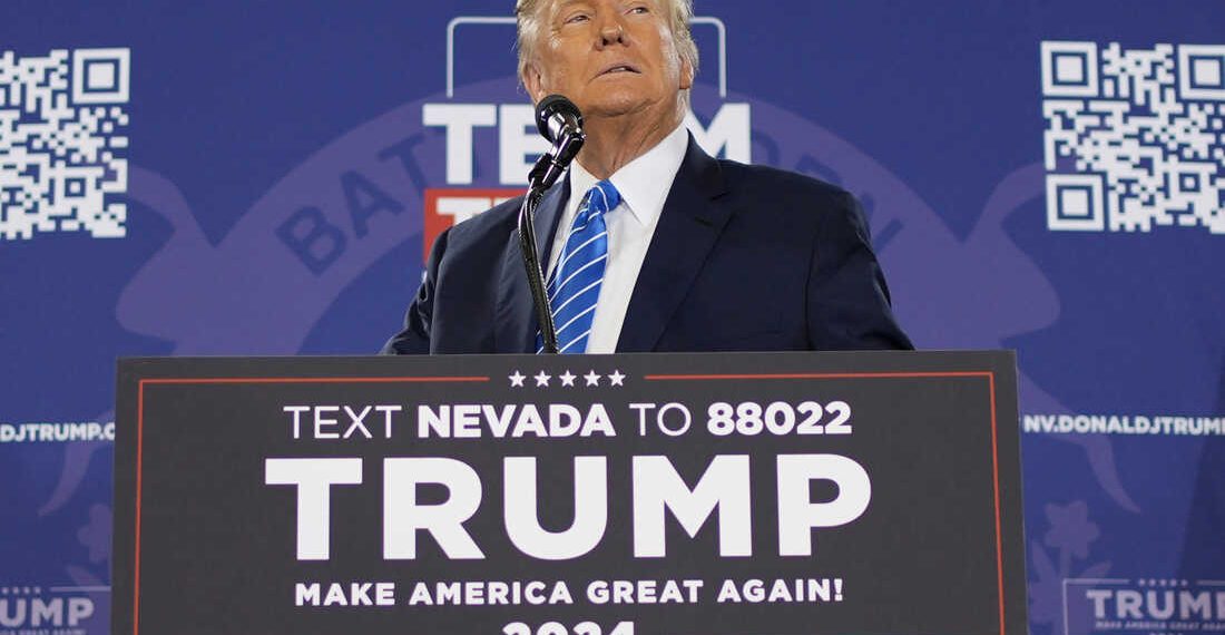 Overwhelming support and cheer for Trump from Nevada (Credits: NPR)