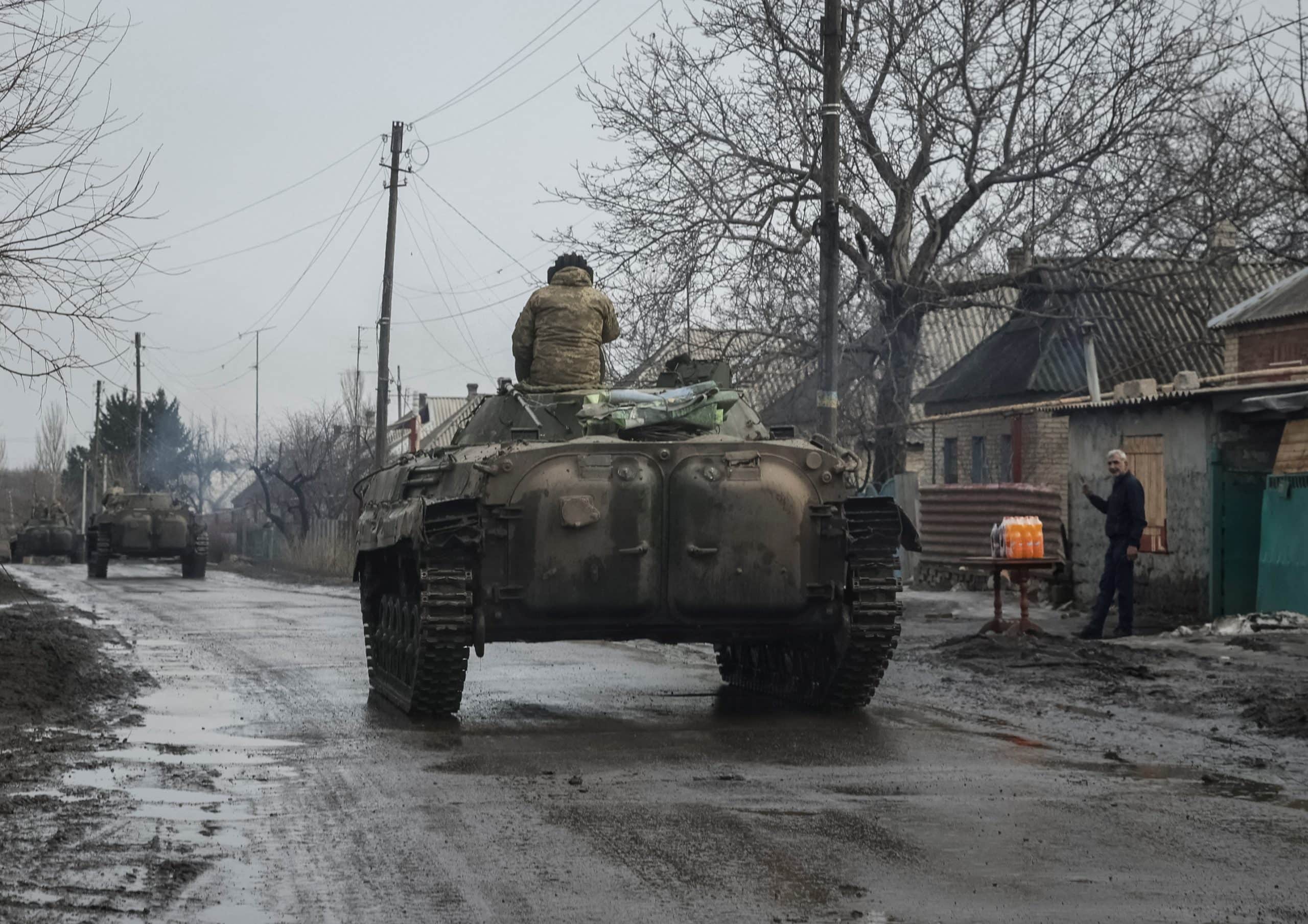 Russian forces press along Ukrainian frontlines (Credits: Reuters)