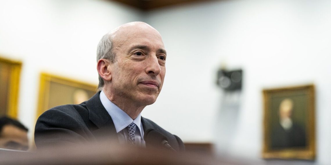 SEC Chair Gensler warns CEOs regarding the exaggerated use of AI (Credits: Bloomberg)
