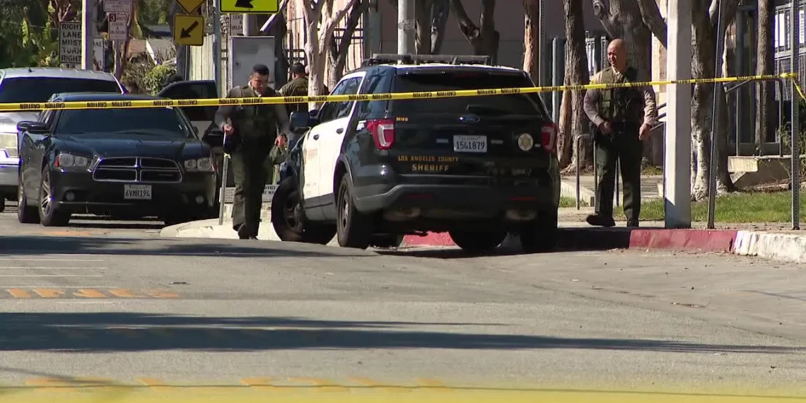 Two alleged gang members killed four during an LA shooting spree (Credits: Fox 11 LA)