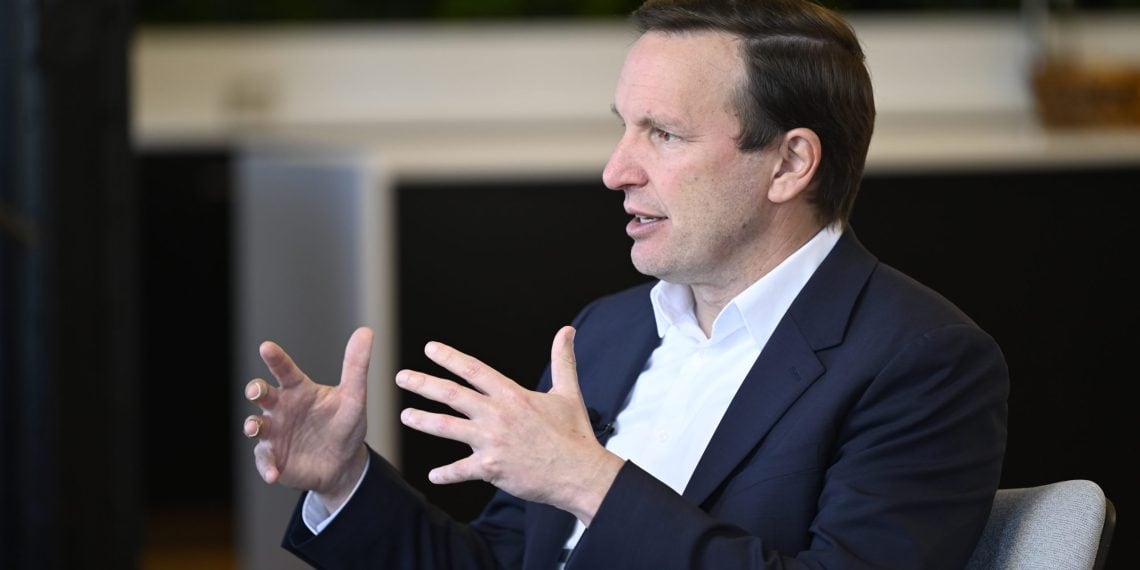 US Senator Chris Murphy raises concerns regarding border security and foreign aid (Credits: CT Mirror)