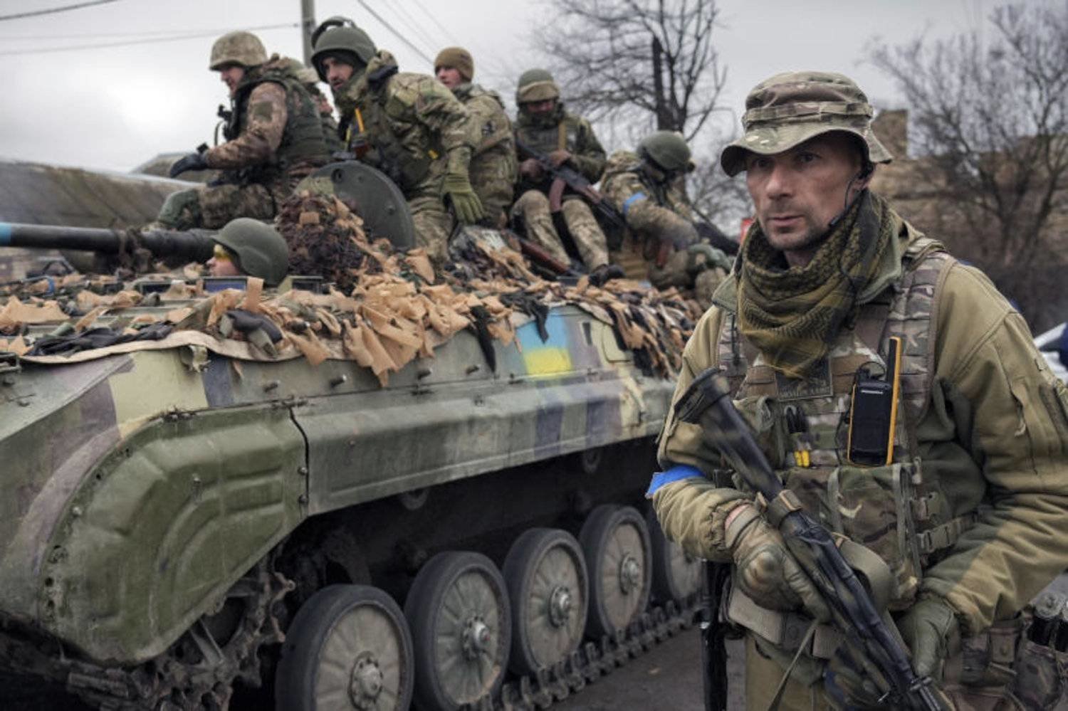 Ukrainian Soldiers Face Russian Advancements Toward Avdiivka (credits: Asharq Al Awsat)