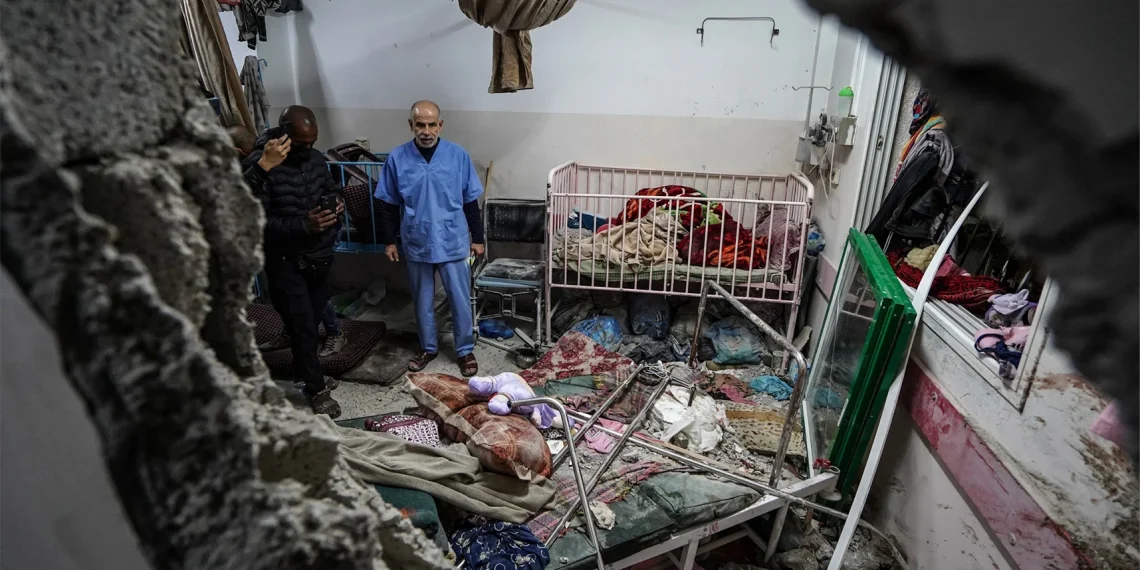 WHO appeals for humanitarian access as Israeli raids Nasser hospital (Credits: The New Humanitarian)