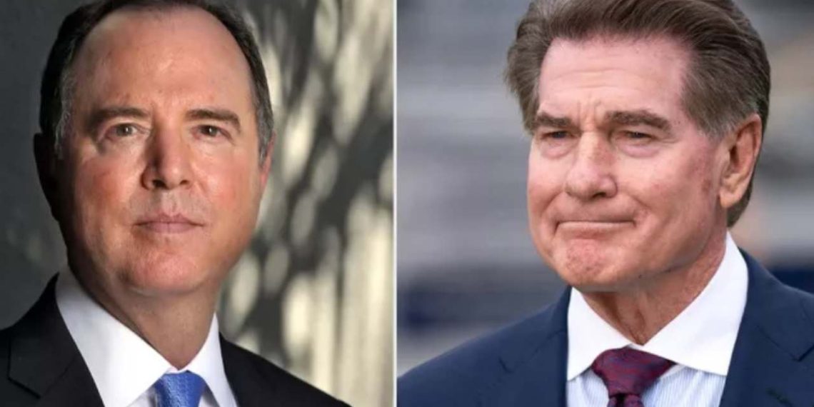 Adam Schiff and Steve Garvey (Credit: People)