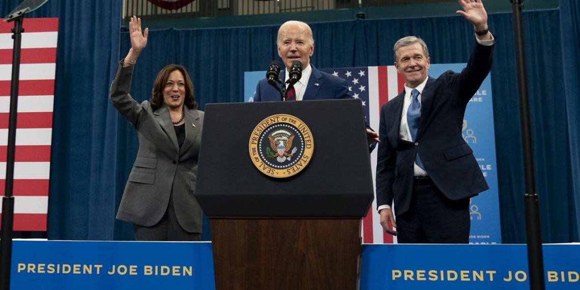 Biden acknowledges need for expanded healthcare (Credits: AP Photo)