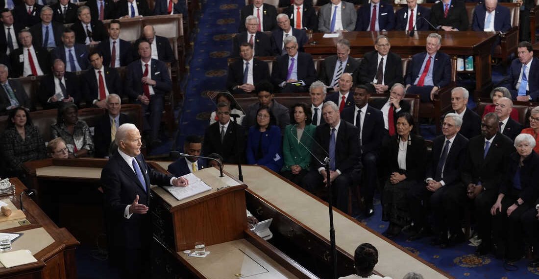 Biden's State of the Union drew 32 million viewers, an 18% increase (Credits: NPR)