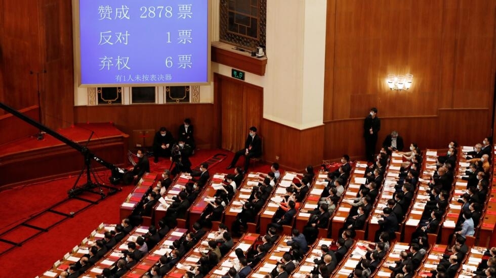 China defends bill, asserting it will ensure prosperity (Credits: Franc 24)