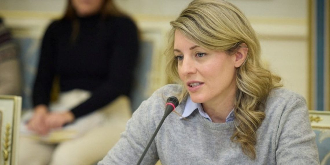 Foreign Minister Melanie Joly emphasizes adherence to humanitarian law (Credits: News18)