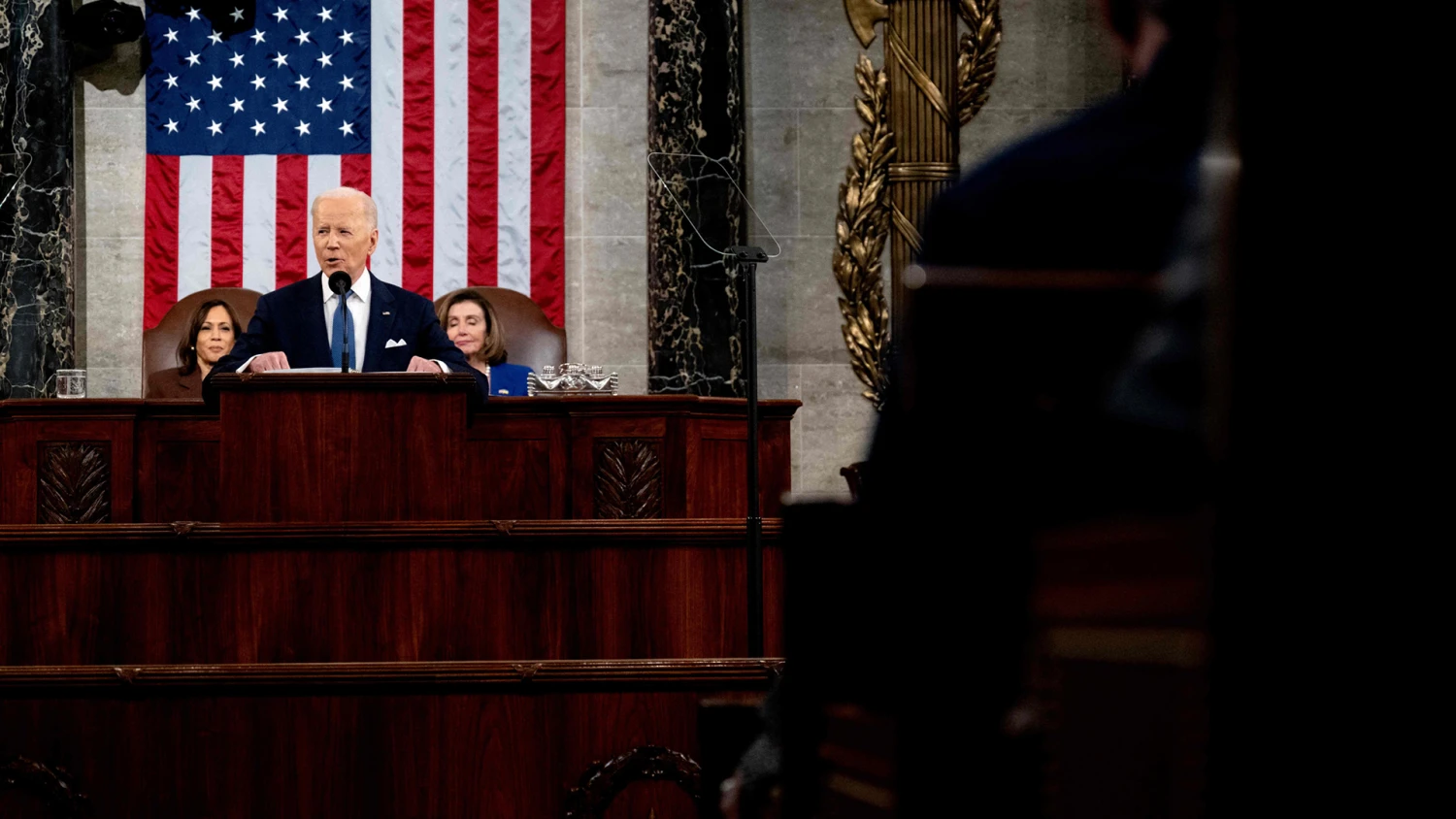Fox News led cable networks in viewership during the address (Credits: MSNBC)