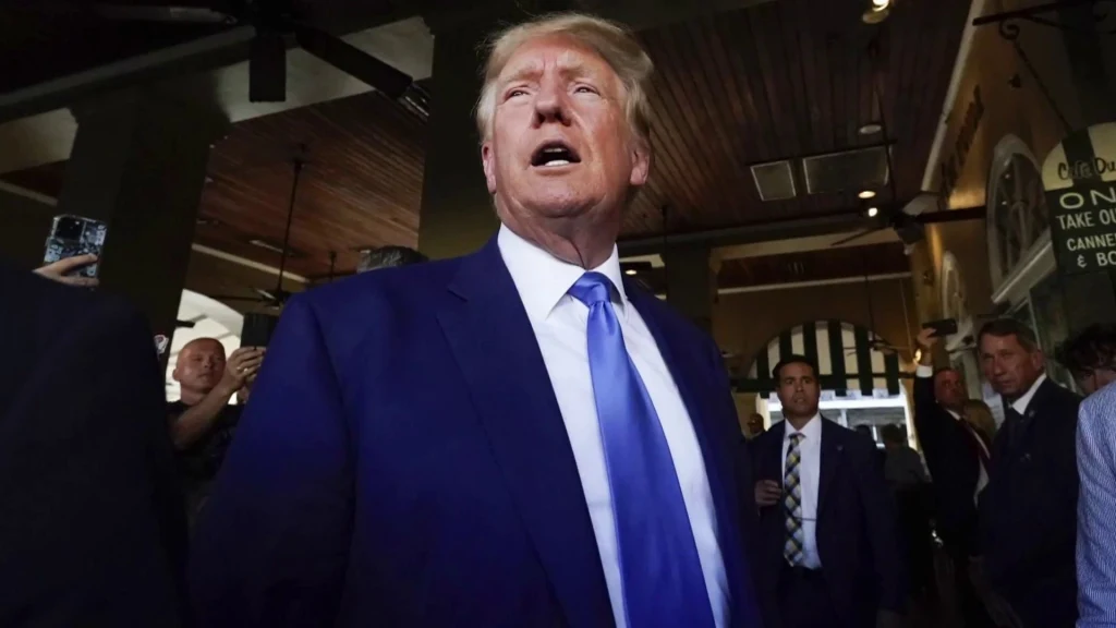 Fringe Christian media portrays Trump as a defender of Christian values (Credits: NBC News)
