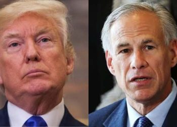 Donald Trump and Greg Abbott