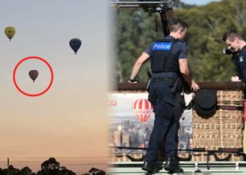 Hot-Air Balloon accident in North Melbourne (Credit: YouTube)