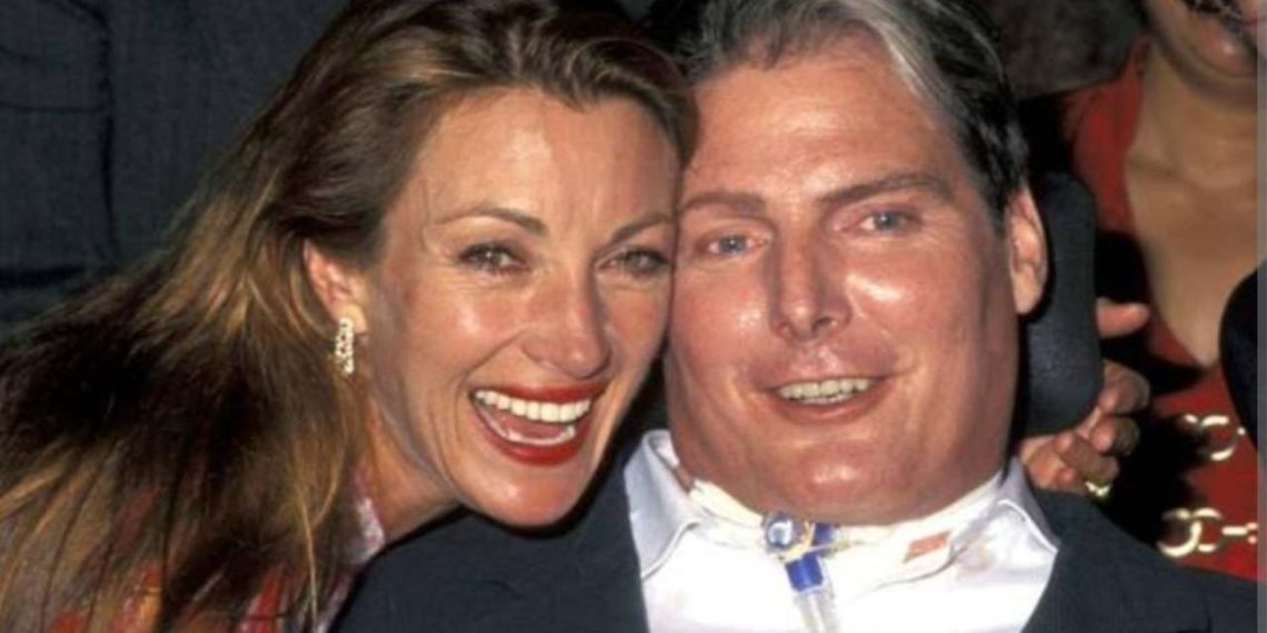 Jane Seymour and Christopher Reeve (Credit: YouTube)