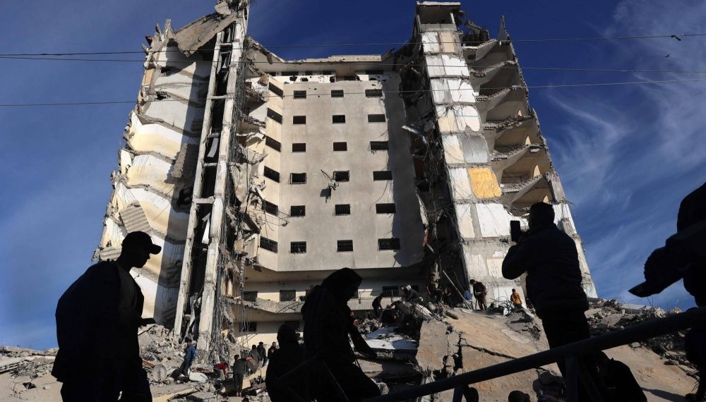 Israel's strike on Gaza's residential tower intensifies humanitarian crisis (Credits: The Japan Times)