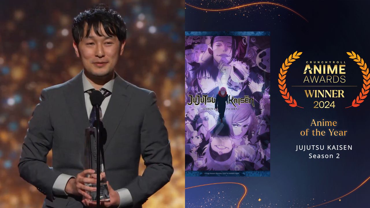 Jujutsu Kaisen Season 2 Wins Anime of the Year 2024 at Crunchyroll Anime Awards