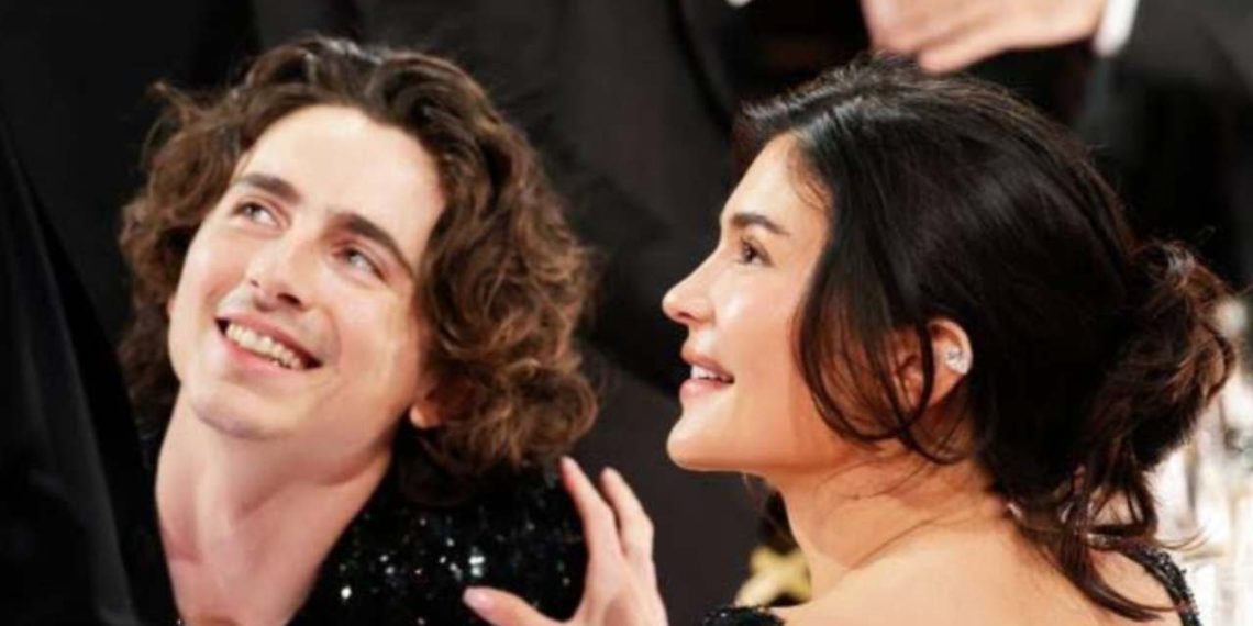 Kylie Jenner and Timothee Chalamet (Credit: YouTube)