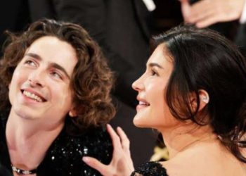 Kylie Jenner and Timothee Chalamet (Credit: YouTube)