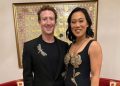Mark Zuckerberg and Priscilla Chan wore matching outfits at the Ambani wedding celebration (Credit: zuck/Instagram)