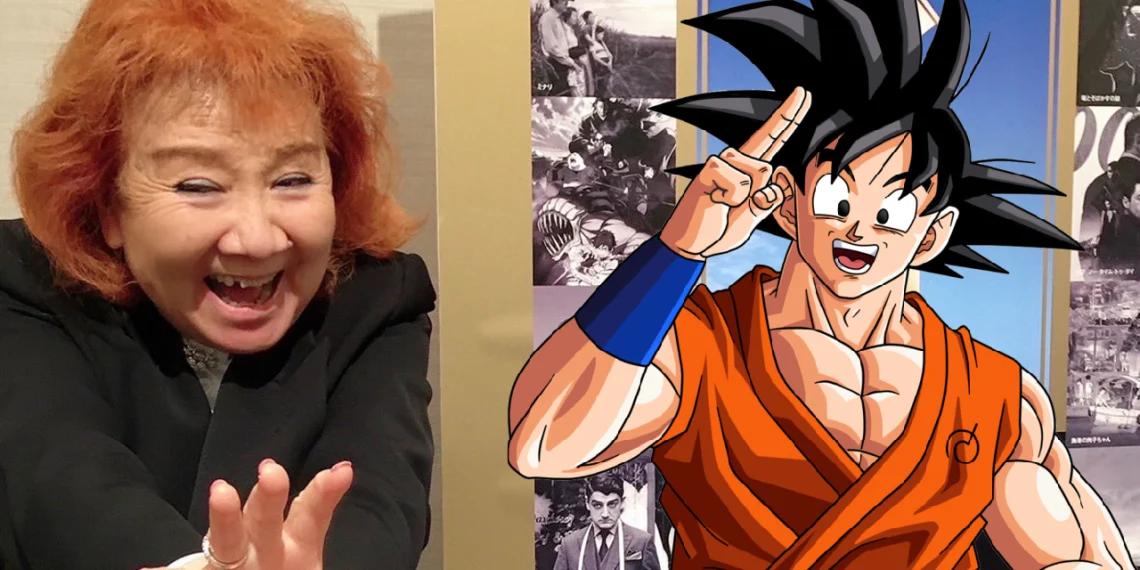 Masako Nozawa and Goku (Credits: Toei Animation)