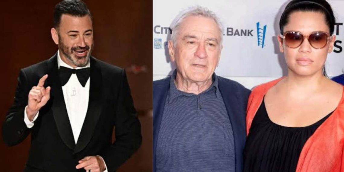 Jimmy Kimmel commented on Robert De Niro and Tiffany Chen's age gap at the Oscars event