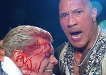 Cody Rhodes vs The Rock (Credit: ESPN)