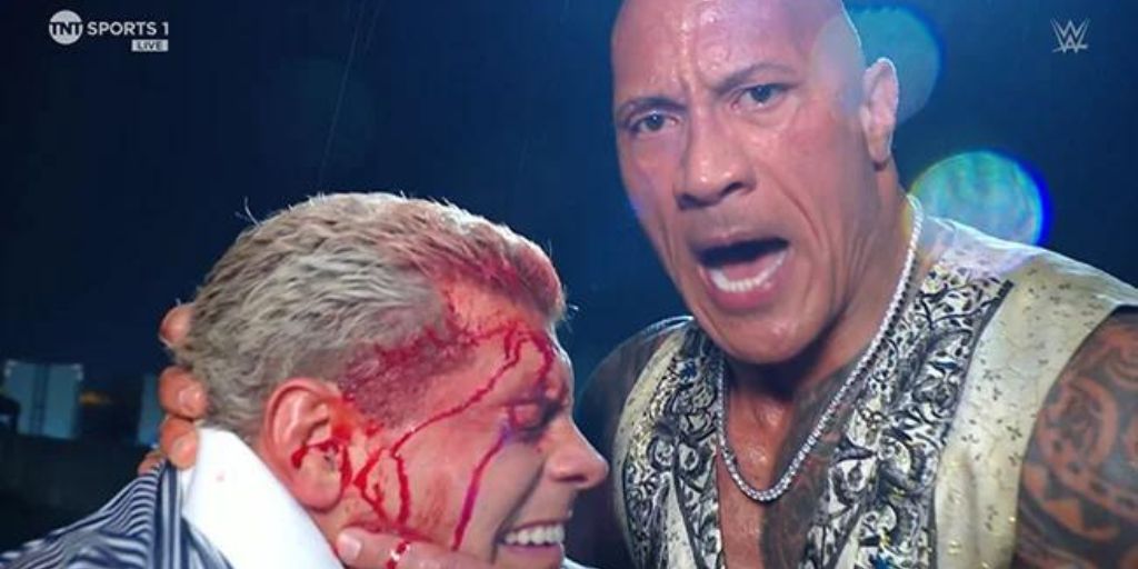 Cody Rhodes vs The Rock (Credit: ESPN)