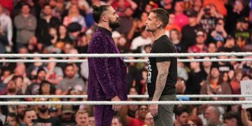 CM Punk vs Seth Rollins (Credit: ESPN)