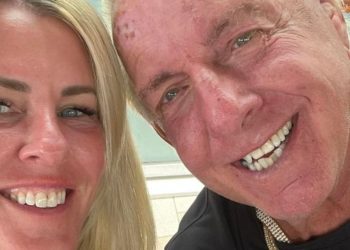 Megan Fleihr & Ric Flair (Credit: ESPN)