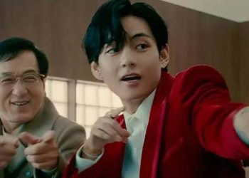 BTS V and Jackie Chan (Credit: YouTube)