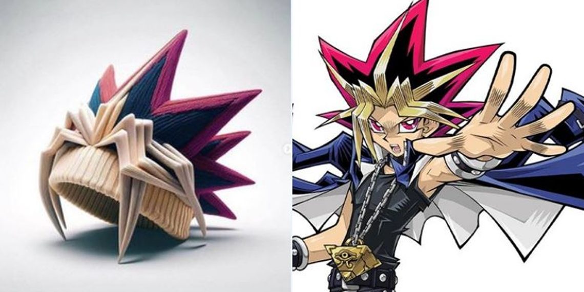 YU-GI-OH Beanie Concept Goes Viral: Bringing the Anime Like Hair to Life