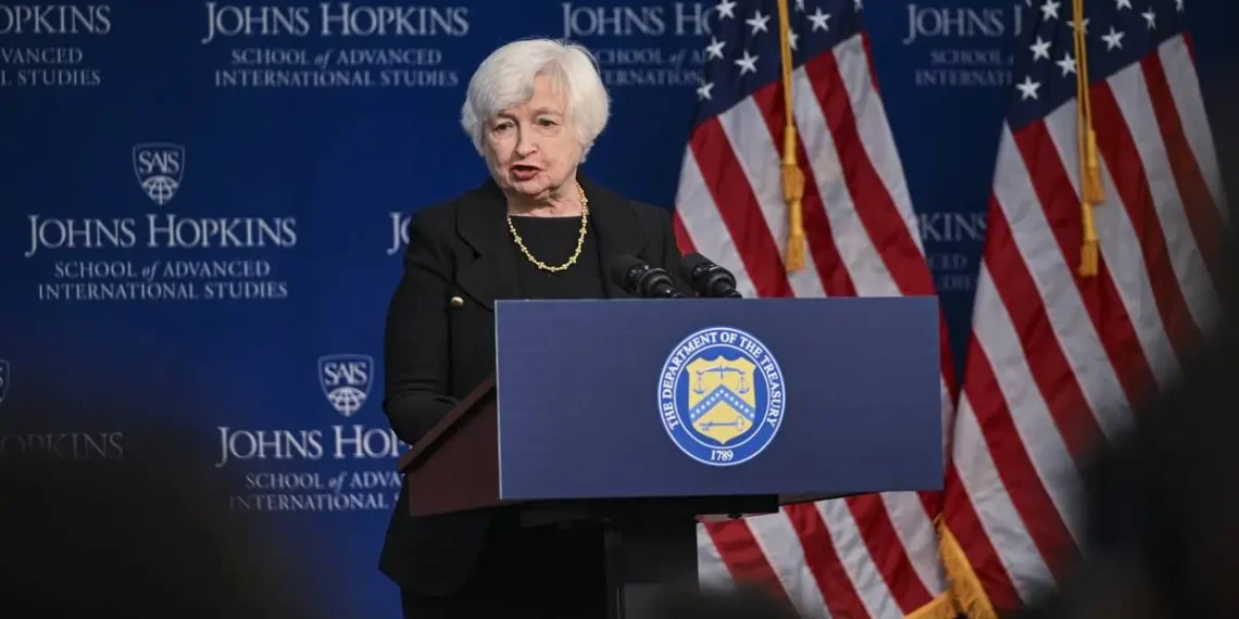 Yellen criticizes Israel's restrictions (Credits: Middle East Monitor)