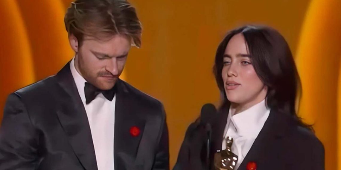 Billie Eilish made history at the Oscars 2024 event (Credit: YouTube)