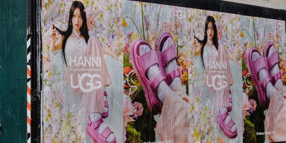 UGG Collaboration with Hanni (Credits: @UGG/ Instagram)