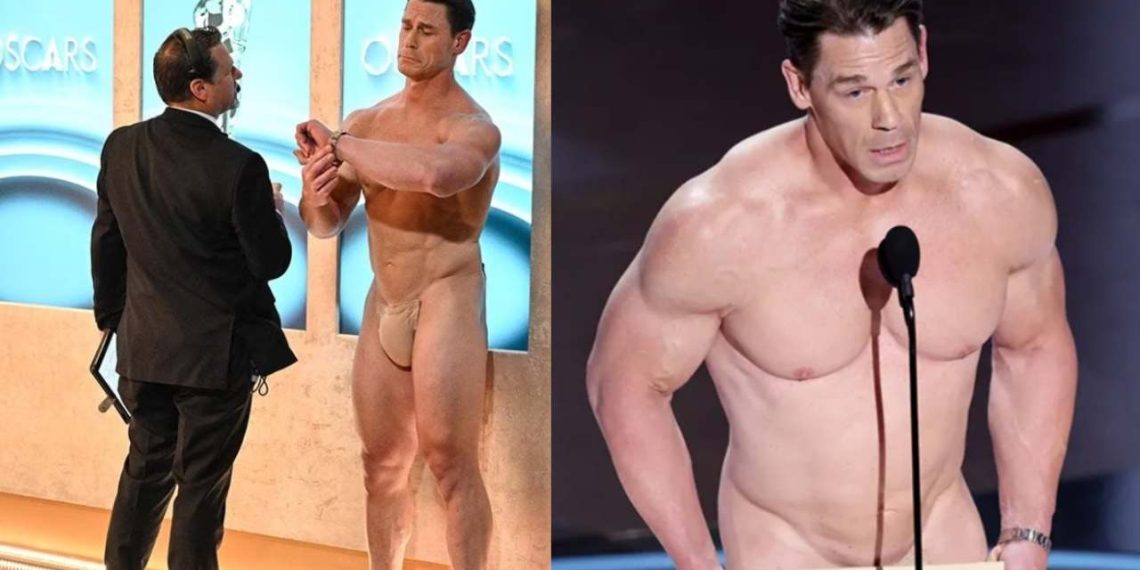 John Cena didnt promote nudity at the Oscars: He was not that naked