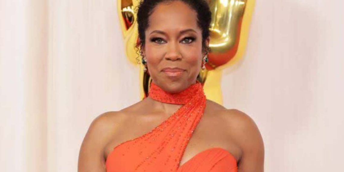Regina King spotted at the Oscars event (Credit: X)