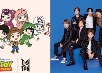 BTS teamed up for Toy Story TinyTAN (Credit: allkpop)