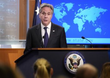 Blinken's stance underscores ongoing tensions over U.S. foreign policy (Credits: AP Photo)