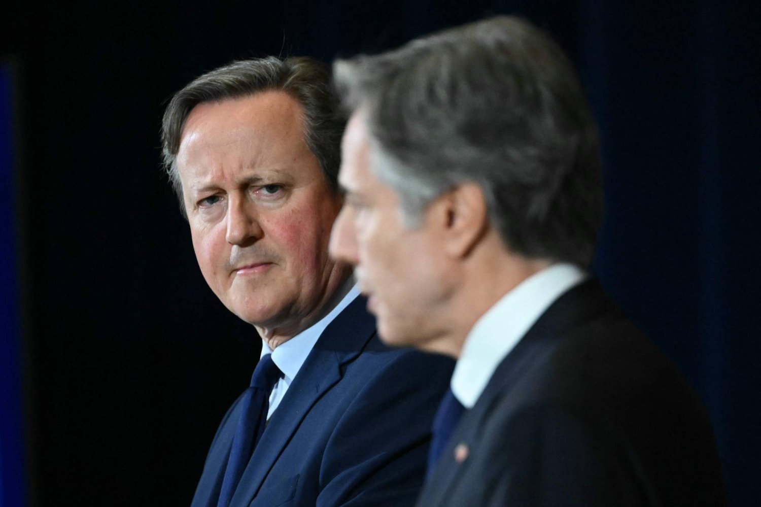 Cameron's visit to the U.S. prioritizes discussions on Ukraine aid (Credits: AFP)