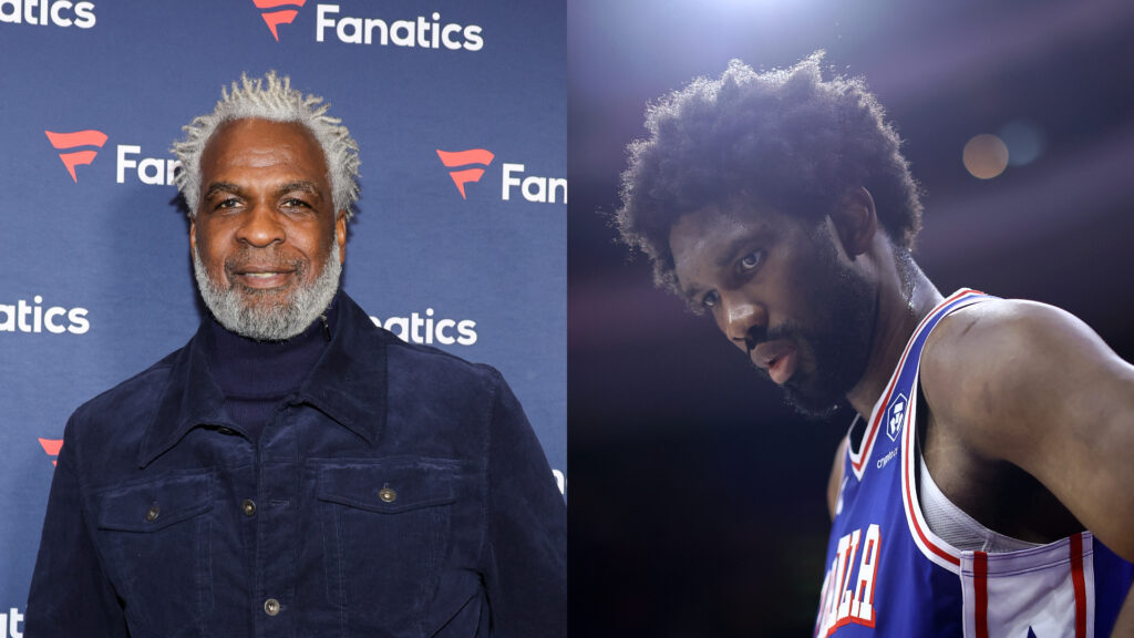 Charles Oakley and Joel Embiid
