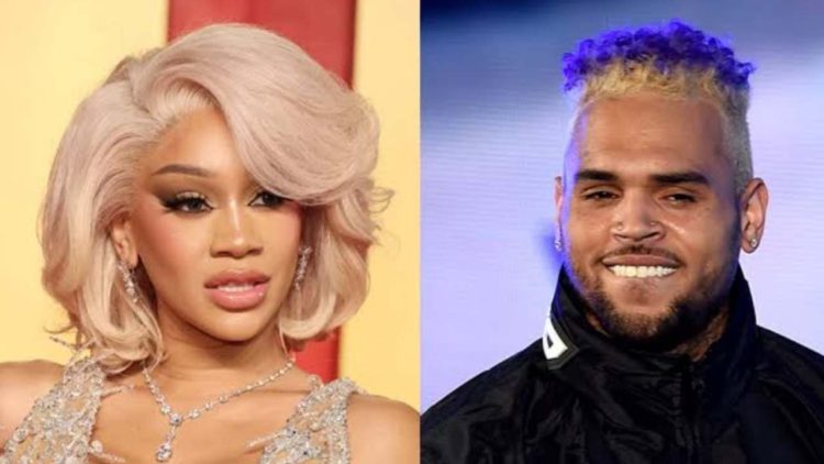 Saweetie and Chris Brown (Credit: YouTube)