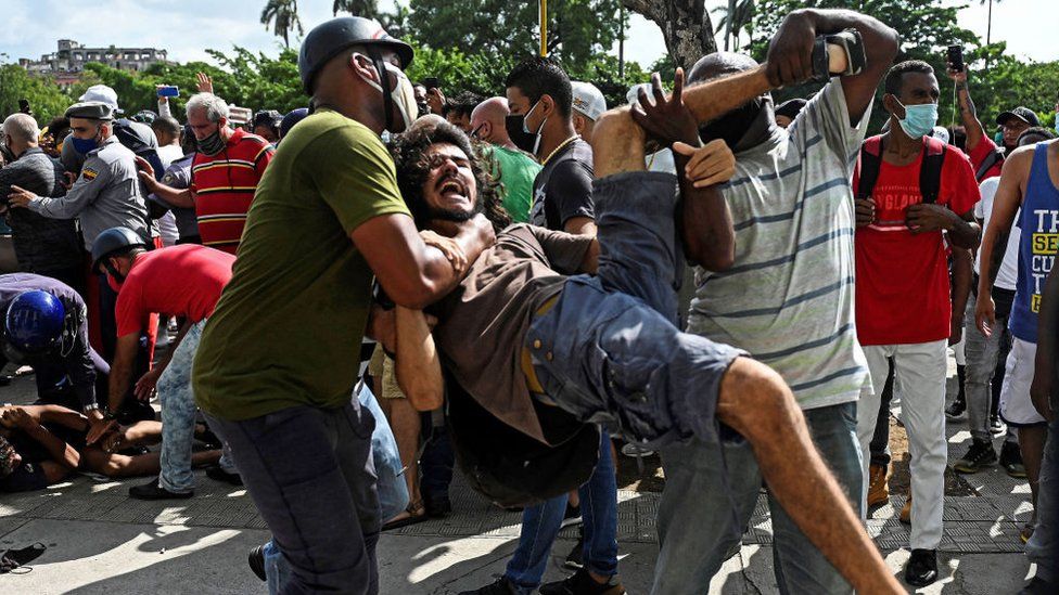 Cuba faces scrutiny over crackdown on dissent amid ongoing tensions (Credits: BBC)