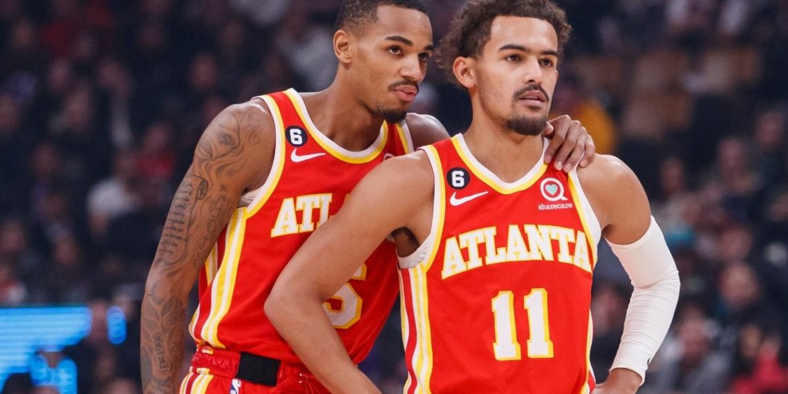 Dejounte Murray and Trae Young