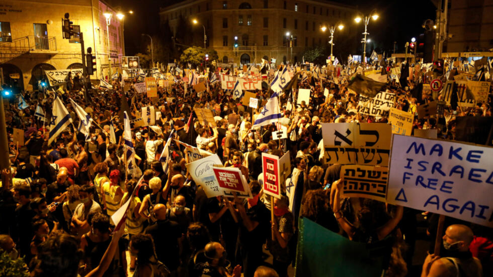 Massive protests demand change in Israel's military service policies (Credits: AFP)