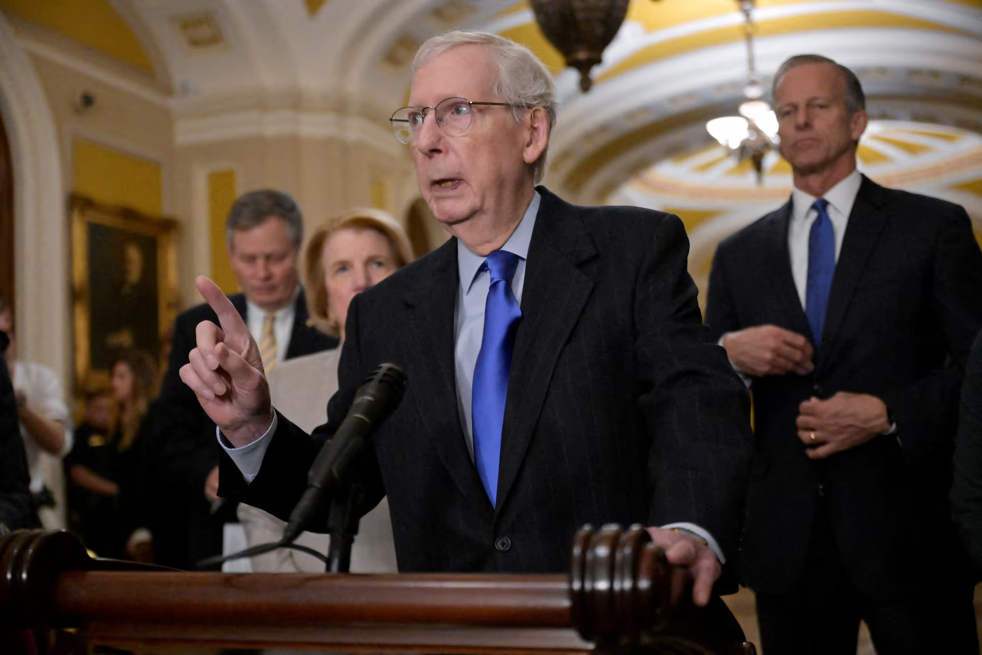 McConnell urges legislative action to safeguard against TikTok (Credits: Reuters)