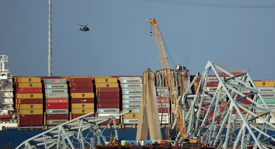 Port of Baltimore works to restore shipping routes post-collapse (Credits: AFP)