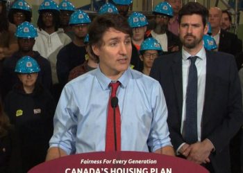 Prime Minister Trudeau announces plan to lease public land for housing (Credits: CTV News)