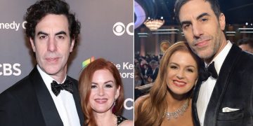 Sacha Baron Cohen and Isla Fisher