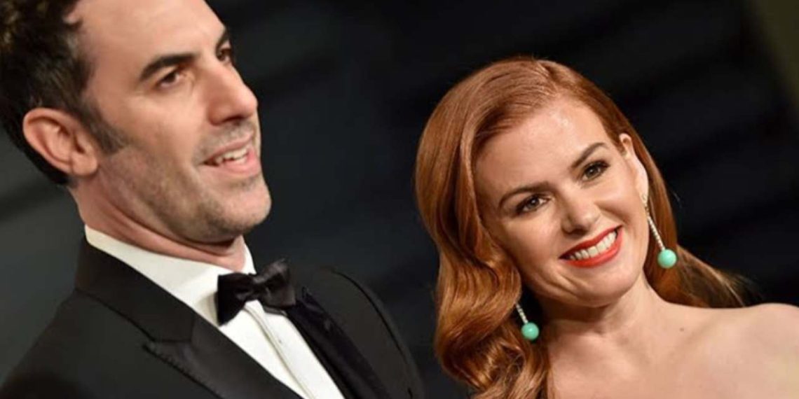 Sacha Baron Cohen and Isla Fisher (Credit: Pinterest)