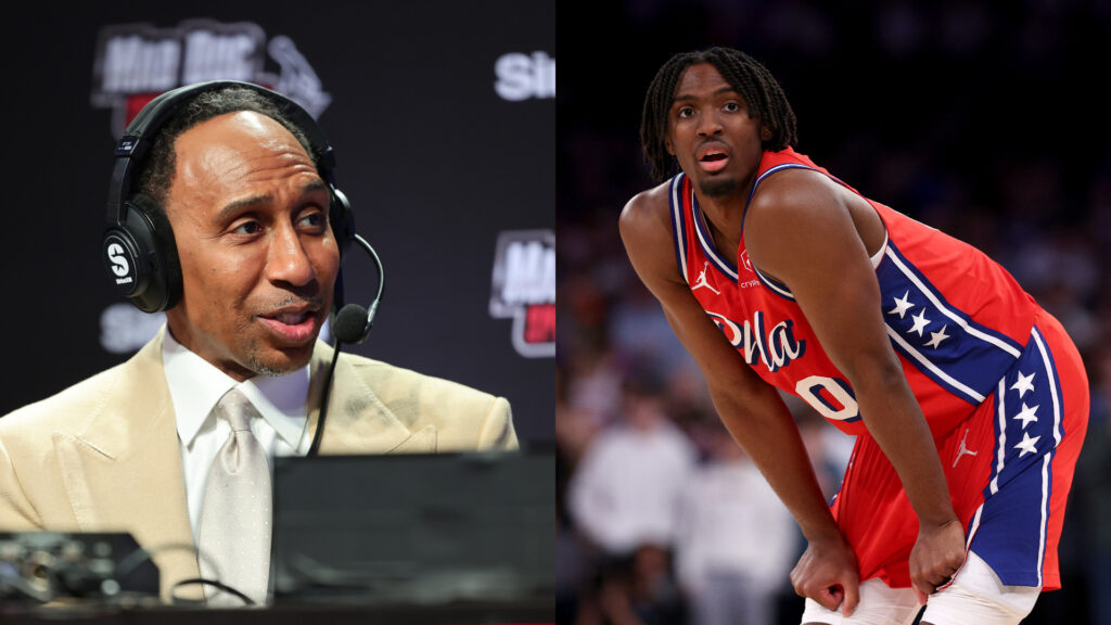 Stephen A. Smith and Tyrese Maxey